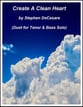 Create a Clean Heart (Tenor and Bass Duet) Vocal Solo & Collections sheet music cover